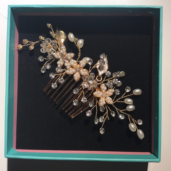 Bridal hair pin/hair comb - Picture 2 of 3